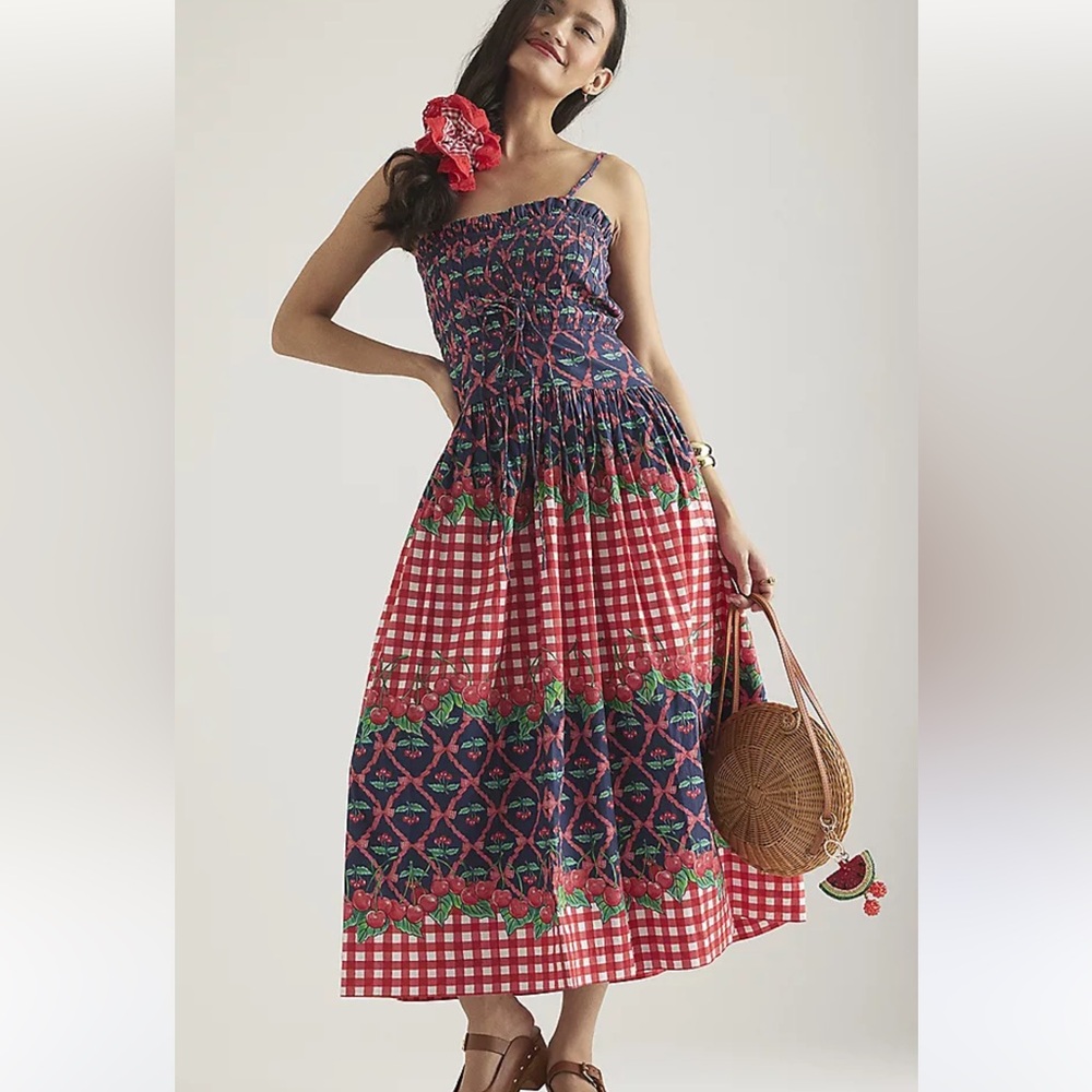 Damson Madder Kelia Midi Dress